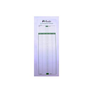 Henselite-Greengauge Bowls Scorecard