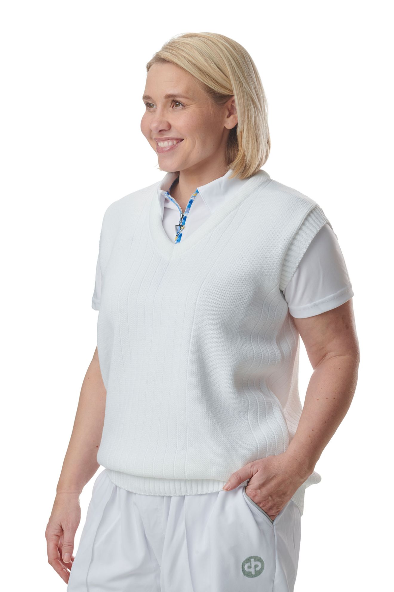 Drakes Pride V Neck Slipover - Image 2
