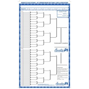 Henselite Competition Sheets (64 Draw)