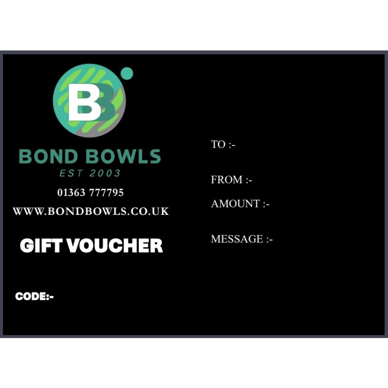 Bond Bowls Gift Voucher