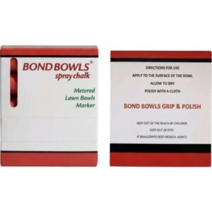 Bond Bowls Club Pack Offer Box Of Spray Chalk and Box Polish & Grip
